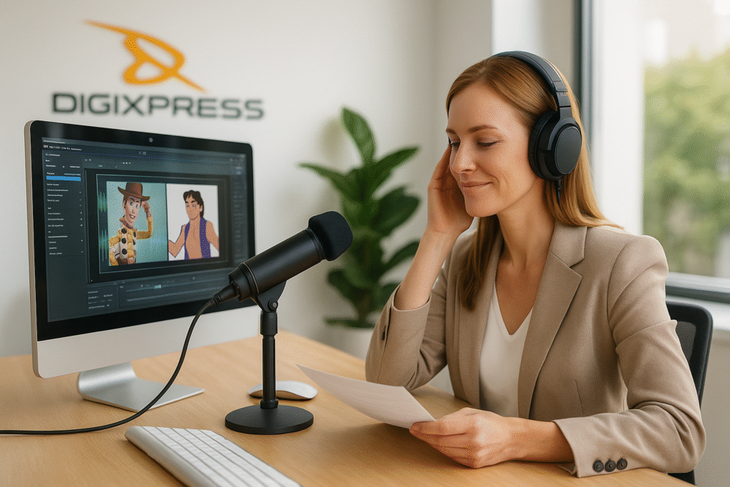 Voiceover Selection in DigiXpress