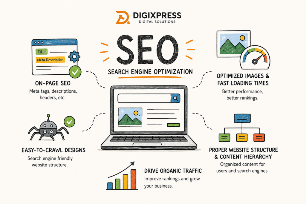 Build your SEO with DigiXpress.eu